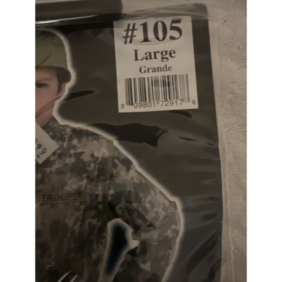 Combat Soldier Boys Halloween Costume CHILD Large 12-14, 5pc: Jacket, Pant, … - Picture 3 of 16
